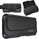Stronden Holster for iPhone 15, 15 Pro, 14, 14 Pro, 13, 13 Pro, 12, 12 Pro - Military Grade Nylon Holster Belt Case with Metal ClipMagnetic Closure Pouch (Fits Slim/Thin Case only.