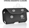 Stronden Holster for iPhone 15, 15 Pro, 14, 14 Pro, 13, 13 Pro, 12, 12 Pro - Military Grade Nylon Holster Belt Case with Metal ClipMagnetic Closure Pouch (Fits Slim/Thin Case only.
