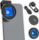 USKEYVISION 1. 55X Anamorphic Lens for iPhones, 2. 76:1 Ratio, Clip-On, Prime, HD Coating, 17mm Phone Lens, Compatible with iPhones and Android Phones.
