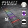 Yes4All Ultimate Agility Ladder Speed Training Equipment - 8, 12, 20 Rungs with Multi Colors - Speed Ladder for Kids and Adults - Included Carry Bag.