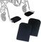 EDWERD Elderly Wheelchair Footrest Cover, Non-Slip Footplate Protector Pad, Soft Leg Rest Cushion for Prevent FootPedal Being Scratched, 1 Pair.