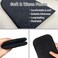 EDWERD Elderly Wheelchair Footrest Cover, Non-Slip Footplate Protector Pad, Soft Leg Rest Cushion for Prevent FootPedal Being Scratched, 1 Pair.