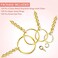 Shynek Key Ring with Chain, 360PCS Gold Keychain Rings with Jump Rings and Screw Eye Pins Bulk for Resin, DIY Crafts and Jewelry Making.