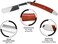 YU&amp;CH YUCH Straight Razor Barber Razor Straight Edge Razor navaja de barbero Straight Razor Kit Professional Shaving Razor with Strop Shaving Brush Leather Strop.