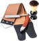 YU&amp;CH YUCH Straight Razor Barber Razor Straight Edge Razor navaja de barbero Straight Razor Kit Professional Shaving Razor with Strop Shaving Brush Leather Strop.