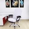 SARAFLORA Office Chair Cover- Large, White- Removable Computer Chair Cover for Office Chair with Zipper for Universal Rotating Chair Desk Chair Cover High Back Chair Seat Washable Protector for Pets.