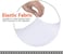 SARAFLORA Office Chair Cover- Large, White- Removable Computer Chair Cover for Office Chair with Zipper for Universal Rotating Chair Desk Chair Cover High Back Chair Seat Washable Protector for Pets.