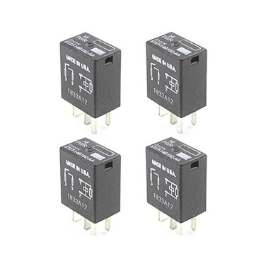 JESUNK TAITONG 4 Pack 8T2T-14B192-AA Multi-Function Relay 4-PIN 8T2T14B192AA OEM Relays Compatible for F150 F-250.