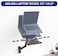 VIVO Height Adjustable Pneumatic Extended Arm Laptop Wall Mount, Full Motion Articulating Notebook Tray, Fits 10 to 15. 6 inch Screen, Black, MOUNT-V001GL.