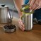 WACACO Cuppamoka Coffee Pot, Portable Drip Coffee Maker, Filter American Coffee Machine with 10 Cone Paper Filters, Manually Operated, Stainless Steel Coffee Brewer, 10 fl oz.