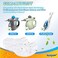 KEEPOW مناشف مايكروفايبر عالمية لملحقات أجهزة التنظيف بالبخار المحمولة، متوافقة مع Bissell Steam Shot و McCulloch و Wagner و Comforday و PurSteam، ملحقات أجهزة البخار، قطع قماش قابلة للغسل، عبوة من 8