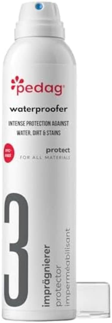 pedag PFAS-Free WaterprooferGerman MadeHeavy Duty Waterproof and Stain RepellentCanvasFabric Spray ProtectorWaterproofing Spray and Guard for Boots, Shoes, Tents, Hats, Jackets1 Can.