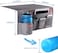 Zafit (4 Pockets-black- Bedside Storage Organiser, Table Cabinet Storage Organiser Bedside Organiser Caddy for Remotes Phone Glasses (4 Pockets-Black.