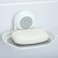 SlipX Solutions Patented Strong Hold Soap Saver, Suction Cup Soap Holder, Must Have Universal KitchenBathroom Shower Accessories, White.