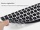 CASEDAO Keyboard Cover Skin for Dell Latitude 5400 5410 14 inch Laptop with Trackpoint, Dell Latitude 14 Keyboard Protector, Laptop Accessories -Black.