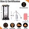 Budgetizer Decorative Sand Timer Clock Hourglass &ndash;with Balance Physics Motion Desk Toy Sculpture &ndash;(Light Gray60 Minute Productivity Hour Glass Sand Clock Timers for Office, Home Kitchen Desk Decor Pom