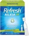 Refresh Relieva PF Lubricant Eye Drops, Preservative-Free, 0. 01 Fl Oz Single-Use Containers, 30 Count.