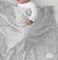 CREVENT 76x102cm Cute Cozy Fluffy Warm Baby Blanket for Boys Infants Toddlers' Bedding Crib Cot Stroller, Baby Shower Birthday Newborn's Gift - Grey Cloud.