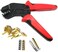Myya Hand Aglet Crimping Pliers, Metal Shoelace Aglets Crimper Tools for Attach Metal Sheath Aglets to the End of Laces Hoodie Shoelaces Tips DIY Installation 3. 5, 4, 5 mm.