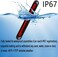 KEING 2 Pack 10" 15 LED Trailer Identification Light 9 to 30-volt, LED Stop Turn Tail Light Assembly Third Brake Bar Strip Truck Rear Marker Light IP67 Waterproof for Heavy Duty Marine Boats Trucks Pi