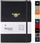 SETTINI Journals for Writing - Black Bee Journal - Writing Journal for Women or Men - Bee Notebook - Faux Leather, Elastic, Bookmark, Lay Flat - Great Gift For Women or Men.