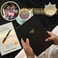 SETTINI Journals for Writing - Black Bee Journal - Writing Journal for Women or Men - Bee Notebook - Faux Leather, Elastic, Bookmark, Lay Flat - Great Gift For Women or Men.