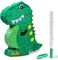 BIRCHIO Dinosaur Pinata Bundle with a Blindfold and Bat (17x13x4 Inches, Perfect for Birthday Parties, Animal Theme Parties, Decorations.