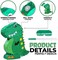 BIRCHIO Dinosaur Pinata Bundle with a Blindfold and Bat (17x13x4 Inches, Perfect for Birthday Parties, Animal Theme Parties, Decorations.