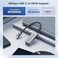 محول Cable Matters بسرعة 48 جيجابت في الثانية من USB C إلى HDMI 2.1 يدعم دقة 4K 120Hz و 8K HDR - متوافق مع منفذ Thunderbolt 3 و Thunderbolt 4 - أقصى دقة على Mac هي 4K@60Hz.