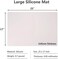 Gartful Silicone Mats for Kitchen Counter, Large Silicone Countertop Protector 25" by 17", Nonskid Heat Resistant Desk Saver Pad, Multipurpose Mat, Table Placemat, Beige, 2PCS.