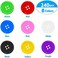 Vantasii 240pcs Resin Buttons Round 4 Holes 25m Sewing Craft Bingo Counting Chip Plastic Marker (8 Colors, 25mm Diameter.