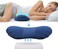 RESTCLOUD Adjustable Lumbar for Sleeping Memory Foam Back Support Pillow for Lower Back Pain Relief, Back Pillow for Sleeping, Lumbar Support Pillow for Bed and Chair.
