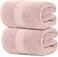 White Classic Luxury Bath Sheet Towels Extra LargeHighly Absorbent Hotel spa Collection Bathroom Towel35x70 Inch2 Pack (Pink.
