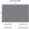 Gartful Silicone Mats for Kitchen Counter, Large Silicone Countertop Protector 25" by 17", Nonskid Heat Resistant Desk Saver Pad, Multipurpose Mat, Placemat, Dark Gray.