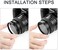 فلتر Sedremm 77mm Star Filter 4 Pieces Starburst Lens Filter (4 نقاط، 6 نقاط، 8 نقاط، 12 نقطة) مع غطاء عدسة مركزي قابل للضغط لكاميرات Canon وNikon وSony وOlympus وPentax وغيرها من كاميرات DSLR، حقيبة