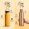 COPRON Pure Copper Water BottleCopper Vessel for Outdoor, Yoga, Sports Water Bottle with Health BenefitsHandcrafted : SeamlessLeak-Proof Copper Bottle with Lid(900ml/ 30 fl oz.