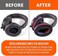 WC PadZ Velour - The Ultimate Upgraded Earpads by Wicked Cushions - Compatible With Audio Technica, HyperX, SteelSeries ArctisMore - Extra Thick - Bigger Opening - Soft Memory Foam(Speed Racer.