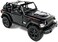 سيارة لعبة Kinsmart HCK Diecast Wrangler Rubicon Convertible Off Road Exploration (أسود).