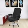 SARAFLORA Office Chair Cover- Medium, Black- Removable Computer Chair Cover for Office Chair with Zipper for Universal Rotating Chair Desk Chair Cover High Back Chair Seat Washable Protector for Pets.