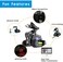 Gewbot WiFi Wireless Smart Robot Model Kit for Raspberry Pi 4/3 B/B with 4-DOF Robotic Arm OpenCV Target Video Transmission Rasptank with PDF.