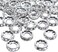 BronaGrand Rhinestone Spacer Beads,100Pcs Crystal Rhinestone Spacer Beads Large Hole European Beads Metal Beads Supplies for DIY Bracelet Necklace Jewelry Making.