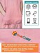 SUN CUBE Surf Poncho Changing Robe with HoodThick Quick Dry Microfiber Wetsuit Changing Towel for Surfing Beach Swim Outdoor Sports - Pink.