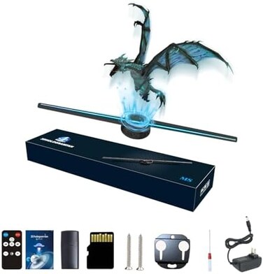 Missyou 3D Hologram Fan,16. 5 Inch 3D Hologram Projector Advertising Display with 1.