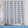 FEATCH 4 PCS Shower Curtain Clips, Shower Windproof Splash Guard - Self Adhesive Shower Curtain Weight Clip (White.