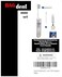 Bagdent Travel Toothbrush Kit, Refilllable Mini Tubes, Universal Filling Adapters, Backpacking, After Lunch Brush, TSA Compliant.