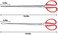 Goeielewe Multi-Function Clip Scissor Tongs - Anti-Slip Tool for Sea Crab, Mud, Iron, Garbage, Catching Sea - 14. 5 Inches Long (Curved Head.