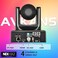 كاميرا AVKANS NDI PTZ - كاميرا بث مباشر NDI مع تتبع تلقائي 30X ومخارج SDI/HDMI/IP للبث المباشر في الكنائس والمدارس والرياضة والمستشفيات وحفلات الزفاف (كاميرا Newtek الرسمية NDI).