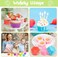 R HORSE 42Pcs Silicone Molds Cupcake Multi Flower Shapes Baking Cups Non-Stick Donut Wrapper Mold Muffin Liners Washable for Pan Oven Microwave Dishwasher (2 x 0. 8 Inch.