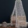 UB-STORE Canopy for Girls Bed with Pre-Glued Glow in The Dark Stars - Princess Mosquito Net Room Decor - KidsBaby Bedroom Tent with Galaxy Lights - 1 Opening Canopy BedHanging Kit Included.