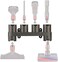 CRAVERLAND HUACITY Attachments Holder for Dyson - Accessories Organizer Tools for Dyson V11 V10 V8 V7 Vacuum Cleaner,Compatible with All Parts Including Motorized Brush Head.